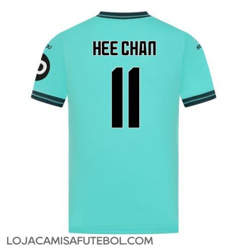 Camisa de Futebol Wolves Hee-chan Hwang #11 Equipamento Secundário 2025-26 Manga Curta